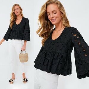 Tuckernuck Sylvie eyelet blouse XL